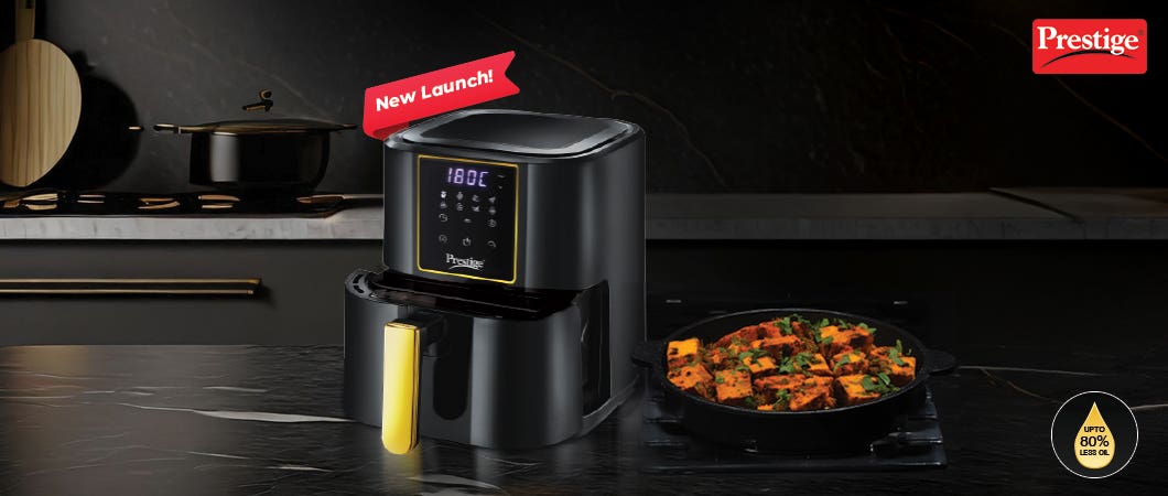 Air Fryer with Hariyali Paneer Tikka recipe by Prestige