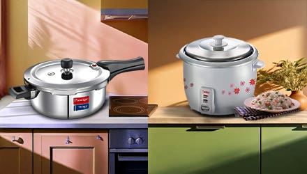 Prestige Pressure Cooker vs Rice Cooker